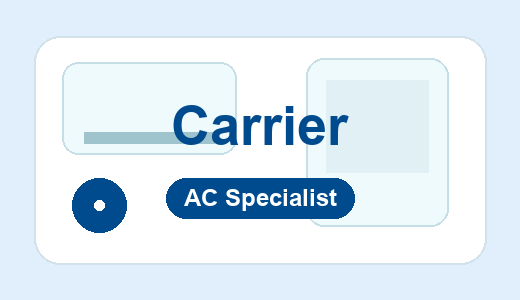 Carrier AC and refrigerator service support