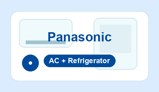 Panasonic AC and refrigerator service support